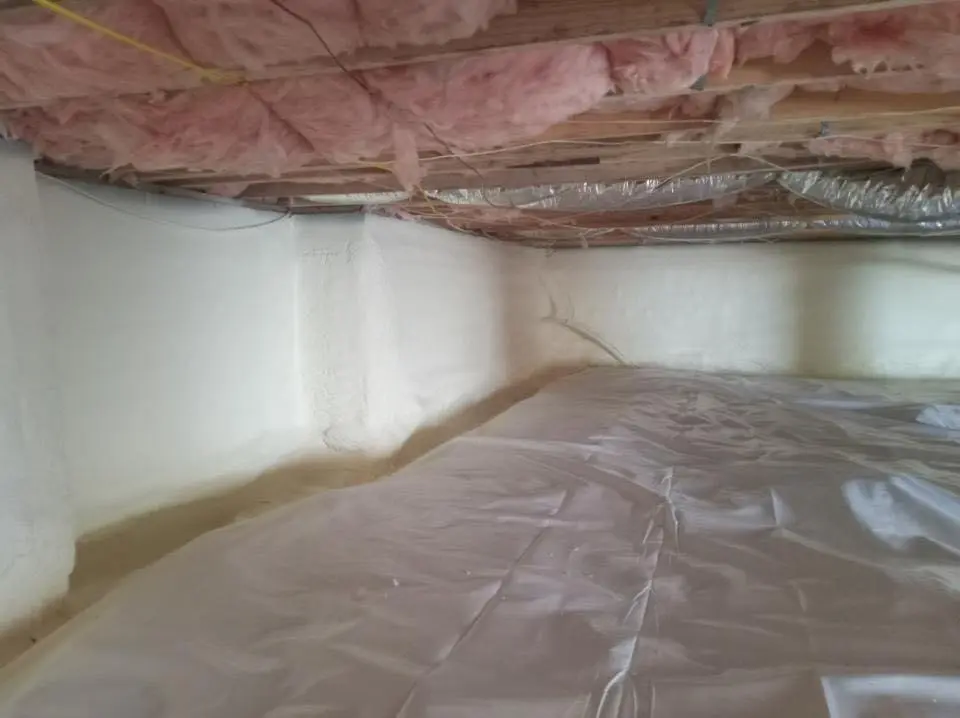 Crawl space encapsulation with closed-cell spray foam for Roof Maintenance in Deerfield